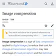 A Wikipedia article on a phone
